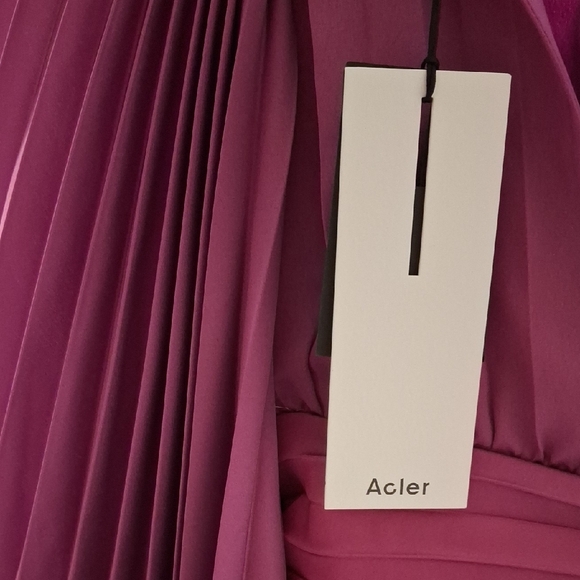 Elegant Tillington Purple and Pink Women's Midi Dress - Picture 7 of 7